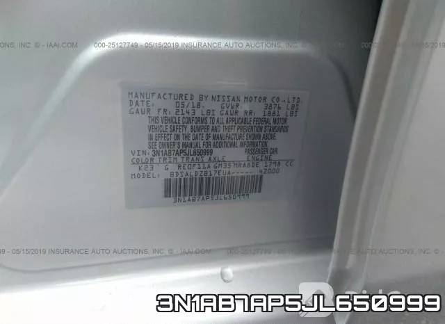3N1AB7AP5JL650999 фото 10