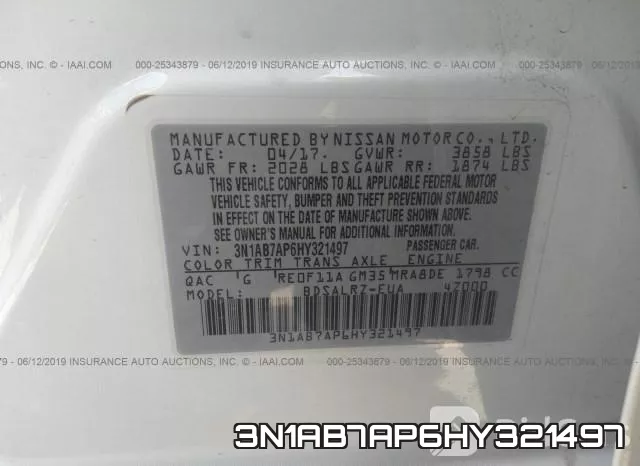 3N1AB7AP6HY321497 фото 10