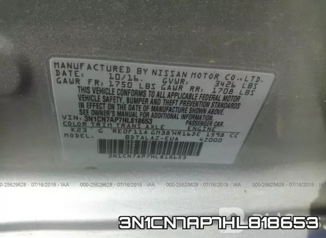 3N1CN7AP7HL818653 фото 10