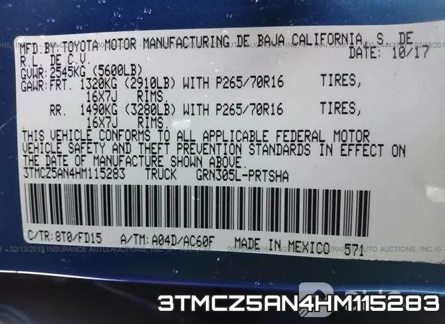 3TMCZ5AN4HM115283 фото 10