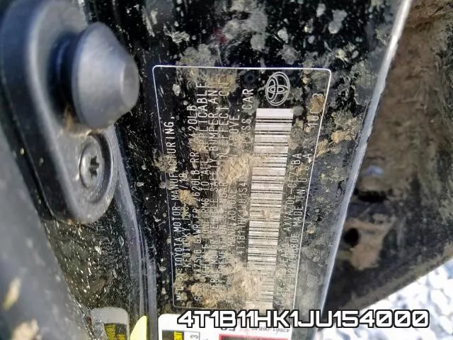 4T1B11HK1JU154000 фото 2