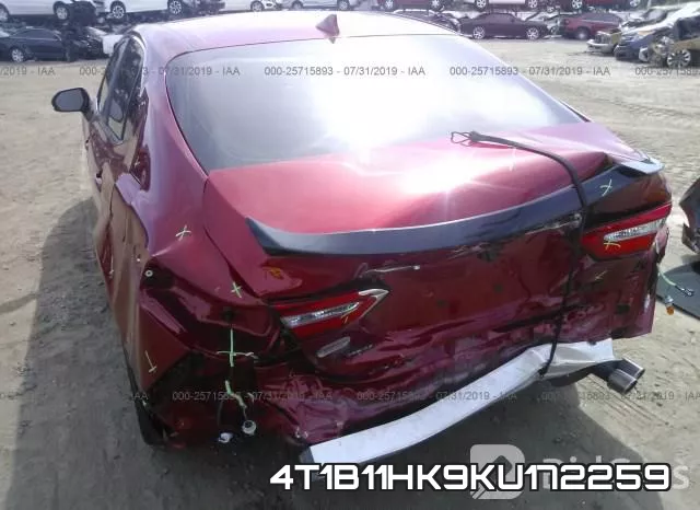 4T1B11HK9KU172259 фото 7