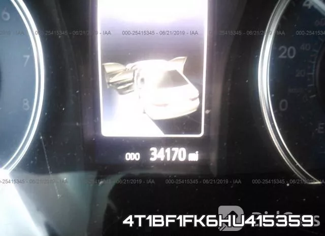 4T1BF1FK6HU415359 фото 7