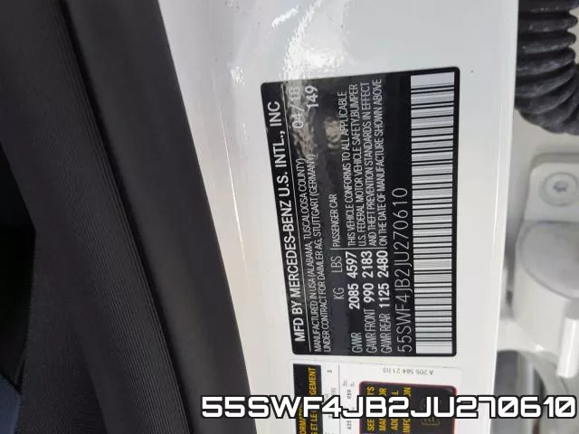 55SWF4JB2JU270610 фото 2