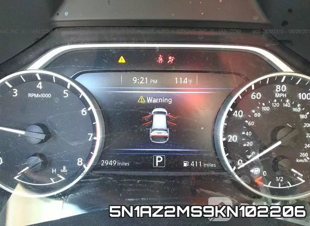 5N1AZ2MS9KN102206 фото 8