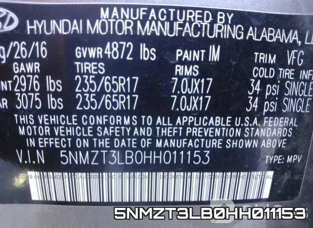 5NMZT3LB0HH011153 фото 10