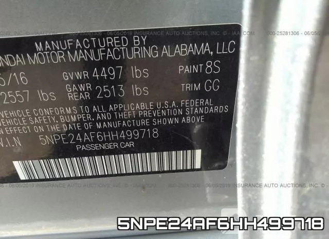 5NPE24AF6HH499718 фото 10