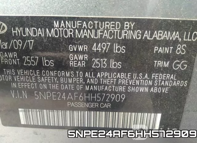 5NPE24AF6HH572909 фото 10
