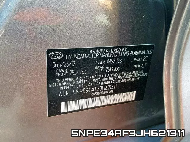 5NPE34AF3JH621311 фото 2