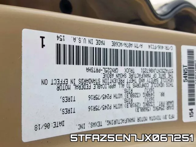 5TFAZ5CN7JX067251 фото 2