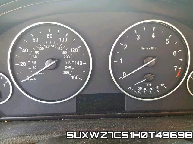 5UXWZ7C51H0T43698 фото 9