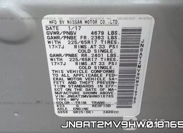 JN8AT2MV9HW018765 фото 10