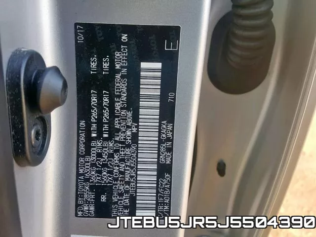 JTEBU5JR5J5504390 фото 2