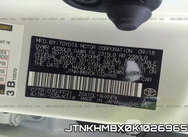 JTNKHMBX0K1026965 фото 10