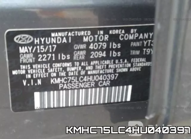 KMHC75LC4HU040397 фото 10