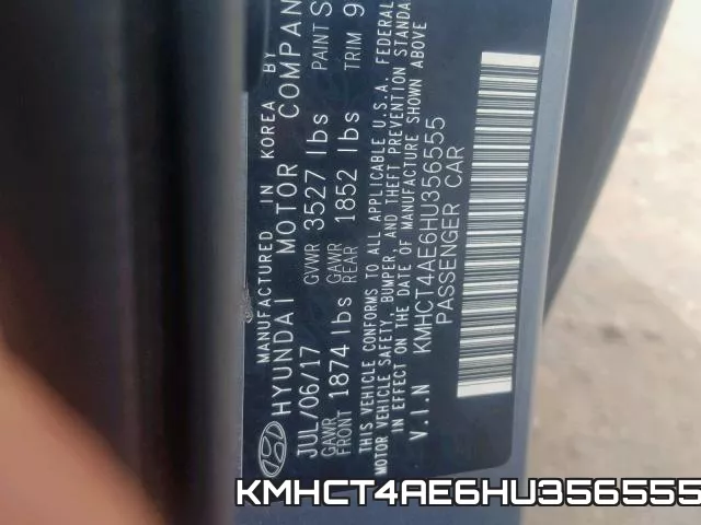 KMHCT4AE6HU356555 фото 2