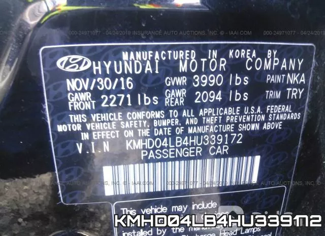 KMHD04LB4HU339172 фото 10