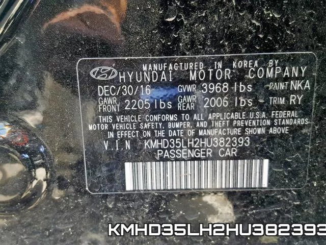 KMHD35LH2HU382393 фото 2