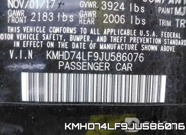 KMHD74LF9JU586076 фото 10