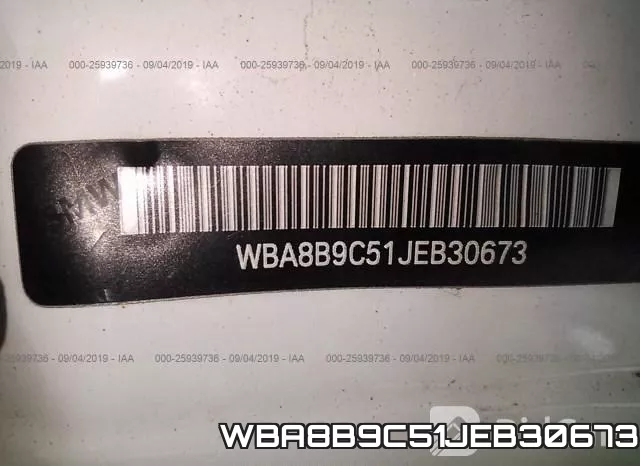 WBA8B9C51JEB30673 фото 10