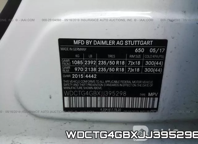 WDCTG4GBXJJ395298 фото 10