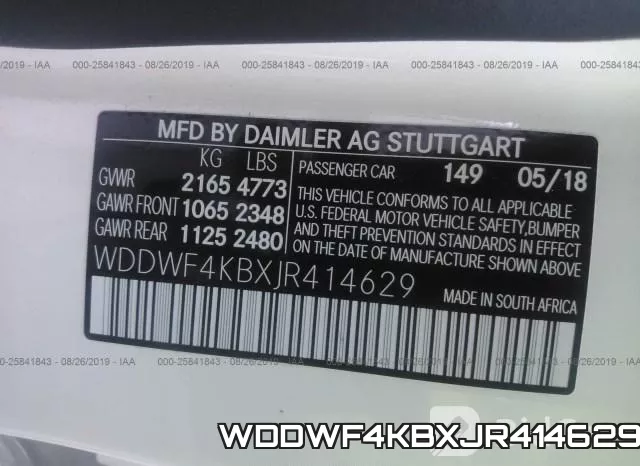 WDDWF4KBXJR414629 фото 10
