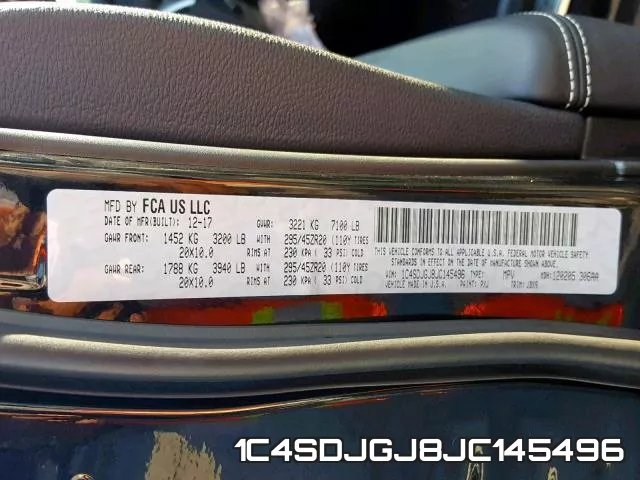 1C4SDJGJ8JC145496 фото 2