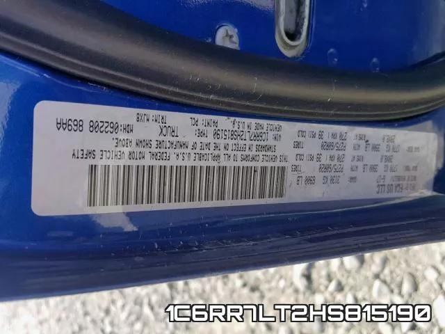1C6RR7LT2HS815190 фото 2