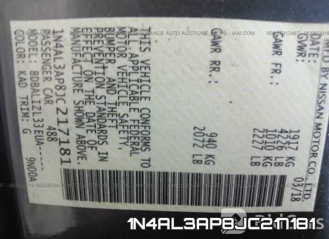 1N4AL3AP8JC217181 фото 10