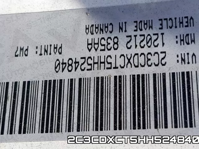 2C3CDXCT5HH524840 фото 2