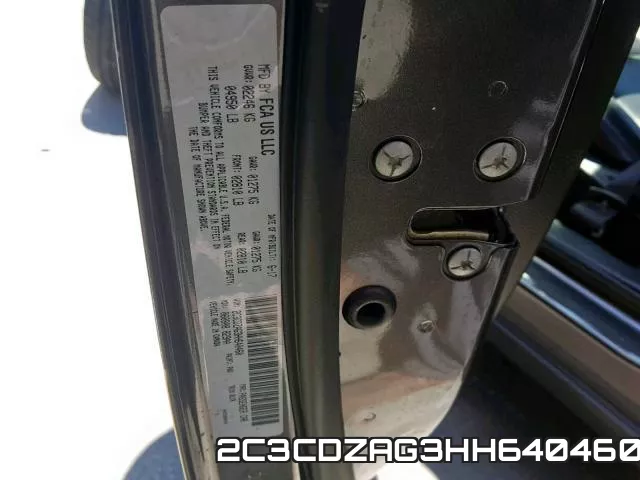 2C3CDZAG3HH640460 фото 2