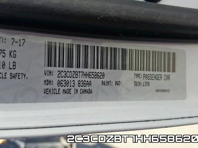 2C3CDZBT7HH658620 фото 2