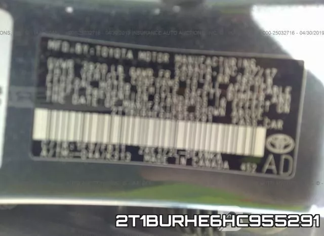 2T1BURHE6HC955291 фото 10