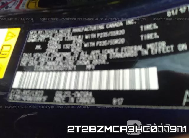 2T2BZMCA3HC077971 фото 10