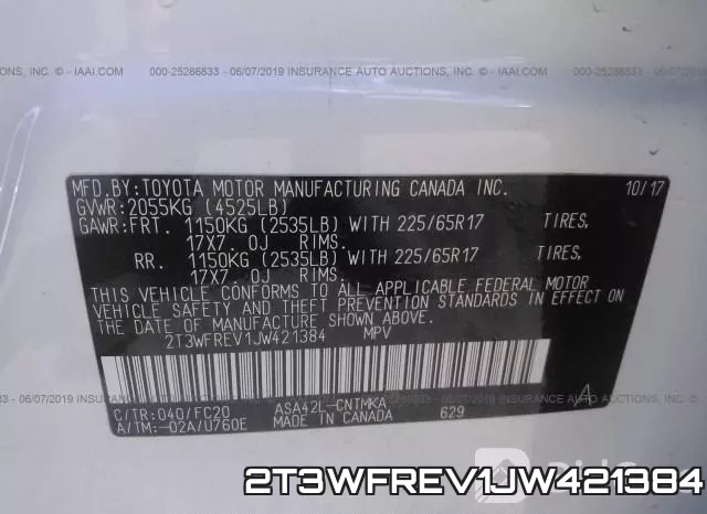 2T3WFREV1JW421384 фото 10