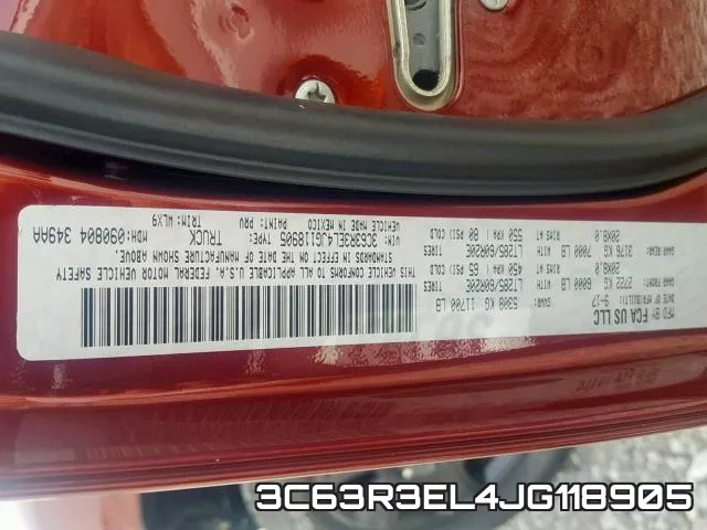 3C63R3EL4JG118905 фото 2