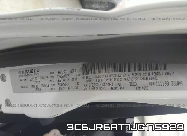 3C6JR6AT7JG175923 фото 10