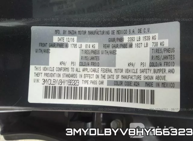 3MYDLBYV8HY166323 фото 10