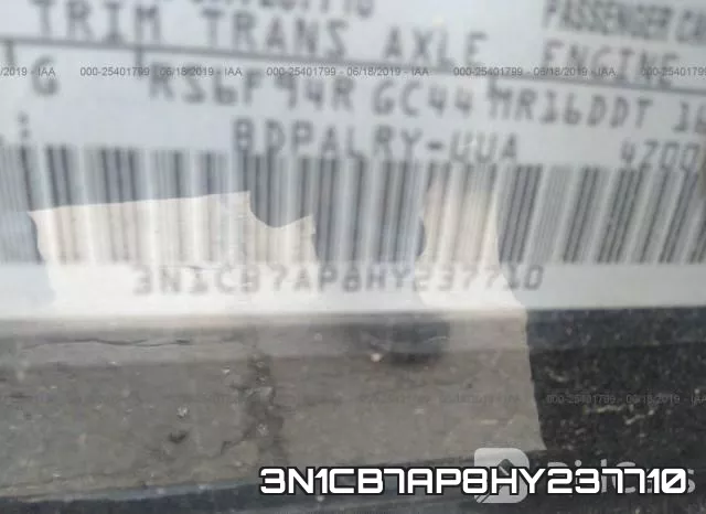 3N1CB7AP8HY237710 фото 10