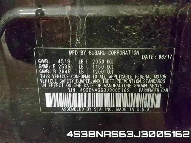 4S3BNAS63J3005162 фото 2