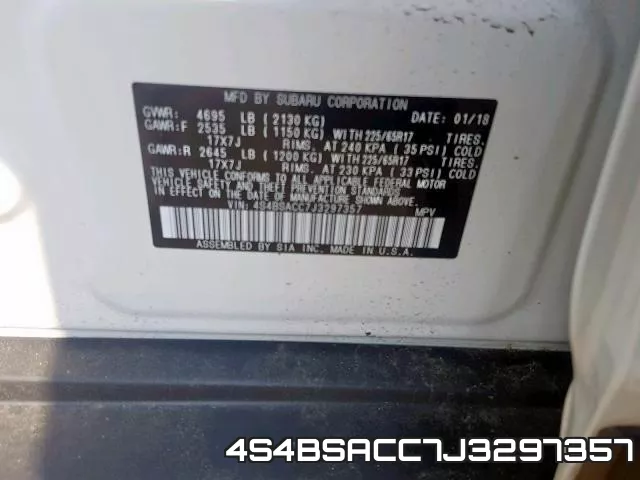 4S4BSACC7J3297357 фото 2