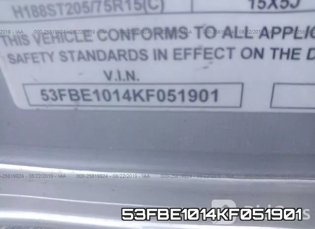 53FBE1014KF051901 фото 10