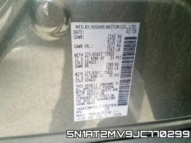 5N1AT2MV9JC770299 фото 2