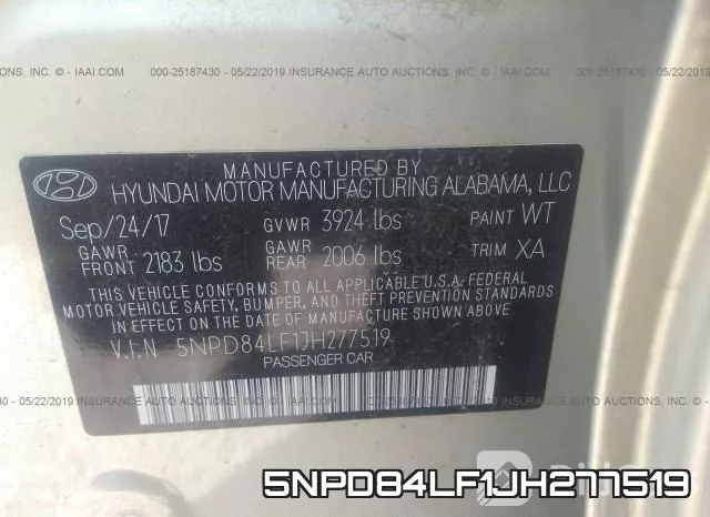 5NPD84LF1JH277519 фото 10