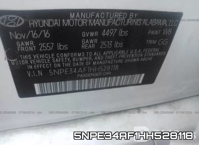 5NPE34AF1HH528118 фото 10