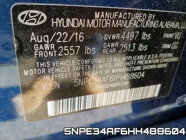 5NPE34AF6HH488604 фото 2