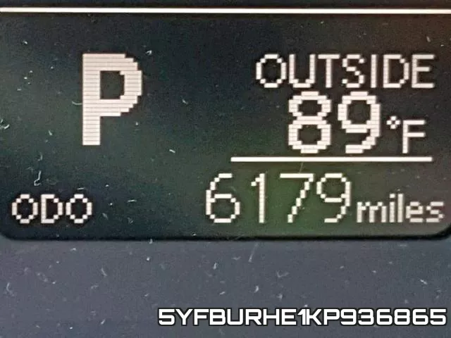 5YFBURHE1KP936865 фото 9