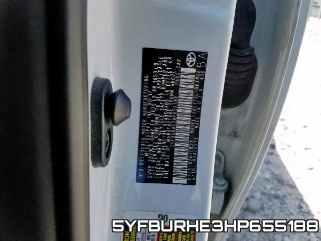 5YFBURHE3HP655188 фото 2