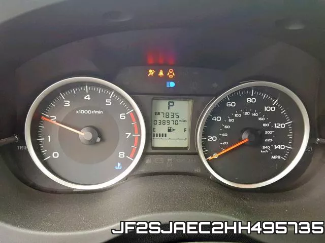 JF2SJAEC2HH495735 фото 9