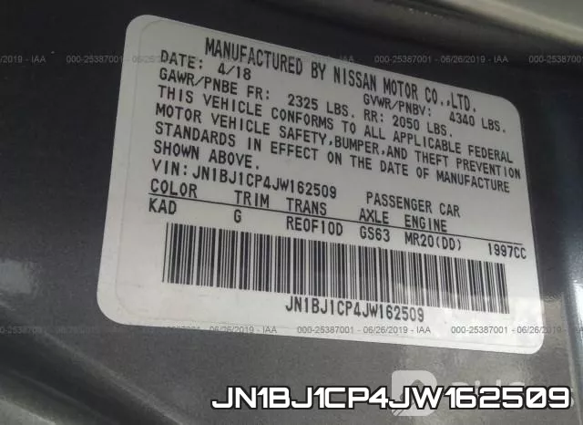 JN1BJ1CP4JW162509 фото 10